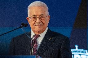 Palestinian President Mahmoud Abbas in Italy - Rome