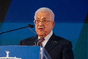 Palestinian President Mahmoud Abbas in Italy - Rome