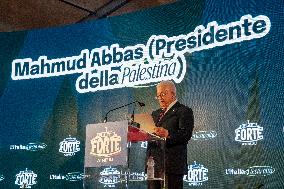 Palestinian President Mahmoud Abbas in Italy - Rome
