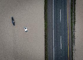 Floodwaters in Abbotsford - Canada