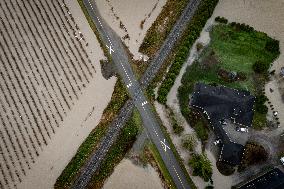 Floodwaters in Abbotsford - Canada