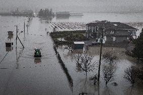Floodwaters in Abbotsford - Canada