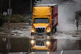 Floodwaters in Abbotsford - Canada