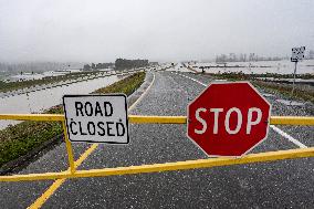 Floodwaters in Abbotsford - Canada