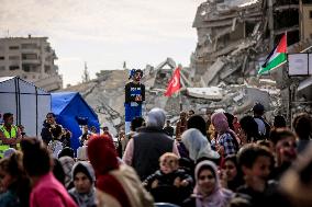 Turkey Reopens Gaza City School - Palestine