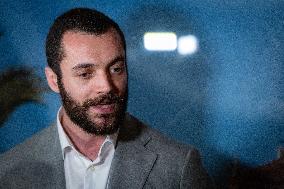 Louis Sarkozy Gives Press Conference - Menton