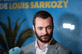 Louis Sarkozy Gives Press Conference - Menton