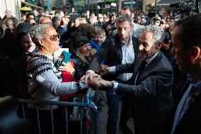 Nicolas Sarkozy At Public Book Signing Event - Menton