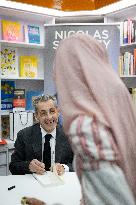 Nicolas Sarkozy At Public Book Signing Event - Menton