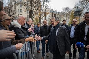 Nicolas Sarkozy At Book Signing Event - Paris