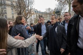 Nicolas Sarkozy At Book Signing Event - Paris