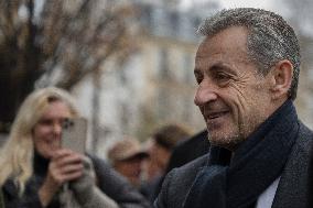 Nicolas Sarkozy At Book Signing Event - Paris