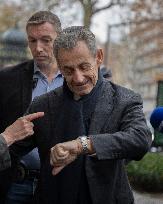 Nicolas Sarkozy At Book Signing Event - Paris