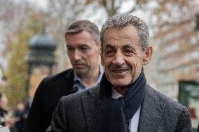 Nicolas Sarkozy At Book Signing Event - Paris