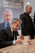 Nicolas Sarkozy At Book Signing Event - Paris
