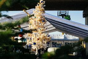Farmers Blockade On The A64 Motorway Near Carbonne - France