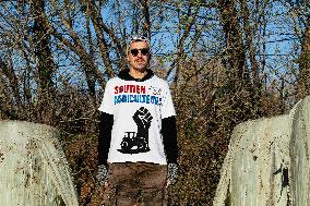 Farmers Blockade On The A64 Motorway Near Carbonne - France