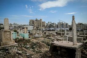 Cemeteries Destroyed In Gaza Strikes