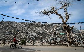Destroyed Firas Public Market - Gaza
