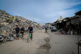 Destroyed Firas Public Market - Gaza
