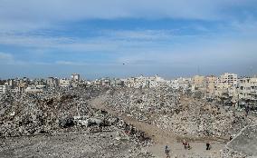 Destroyed Firas Public Market - Gaza