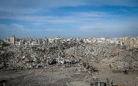 Destroyed Firas Public Market - Gaza