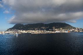 Gibraltar From a Cruise Ship