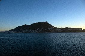 Gibraltar From a Cruise Ship