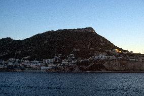 Gibraltar From a Cruise Ship