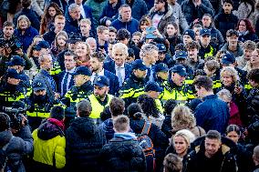 Geert Wilders Starts Tour Of Asylum Center - Papendrecht