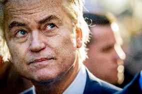 Geert Wilders Starts Tour Of Asylum Center - Papendrecht