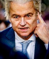 Geert Wilders Starts Tour Of Asylum Center - Papendrecht