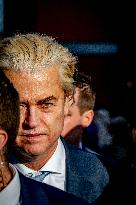 Geert Wilders Starts Tour Of Asylum Center - Papendrecht