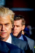 Geert Wilders Starts Tour Of Asylum Center - Papendrecht