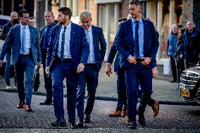 Geert Wilders Starts Tour Of Asylum Center - Papendrecht