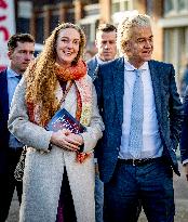Geert Wilders Starts Tour Of Asylum Center - Papendrecht