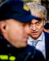 Geert Wilders Starts Tour Of Asylum Center - Papendrecht