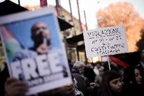 Rally for Palestine and in support for Mohamed Shahin - Turin