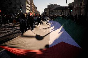 Rally for Palestine and in support for Mohamed Shahin - Turin