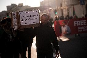 Rally for Palestine and in support for Mohamed Shahin - Turin