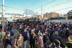 Last Farewell To Milan Steam Train - Italy