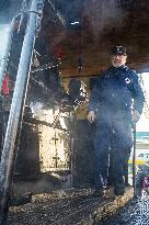 Last Farewell To Milan Steam Train - Italy