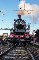 Last Farewell To Milan Steam Train - Italy