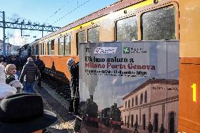 Last Farewell To Milan Steam Train - Italy