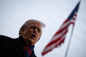 DC: President Trump Departs White House for Army-Navy Football Game