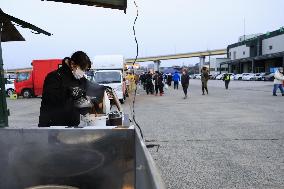Aftermath of powerful earthquake in Aomori Pref.