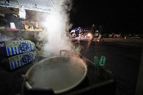 Aftermath of powerful earthquake in Aomori Pref.