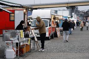 Aftermath of powerful earthquake in Aomori Pref.
