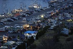 Aftermath of powerful earthquake in Aomori Pref.
