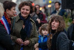 Inauguration of The Jane Birkin Footbridge - Paris